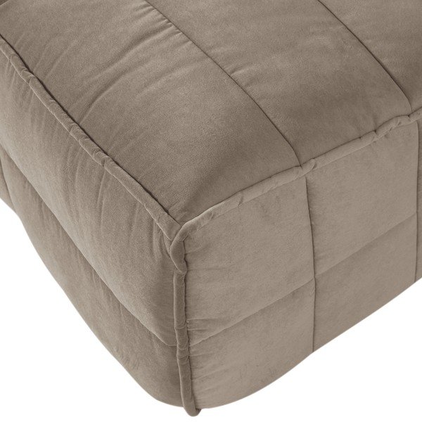 Taupe spalvos paminkštinto audinio suolas iš velveto Cluster – vtwonen-image-4
