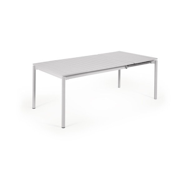 Iš aliuminio sodo valgomojo stalas 90x140 cm Zaltana – Kave Home-image-3