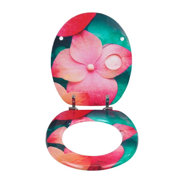 Tualeto sėdynė 37,5 x 44 cm Flower - Allstar-image-1