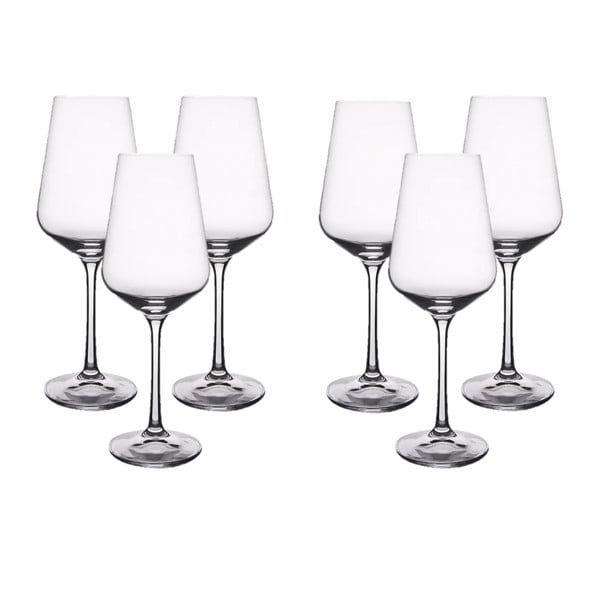 Stiklinės 6 vnt. vynui 250 ml Sandra – Orion-image-3