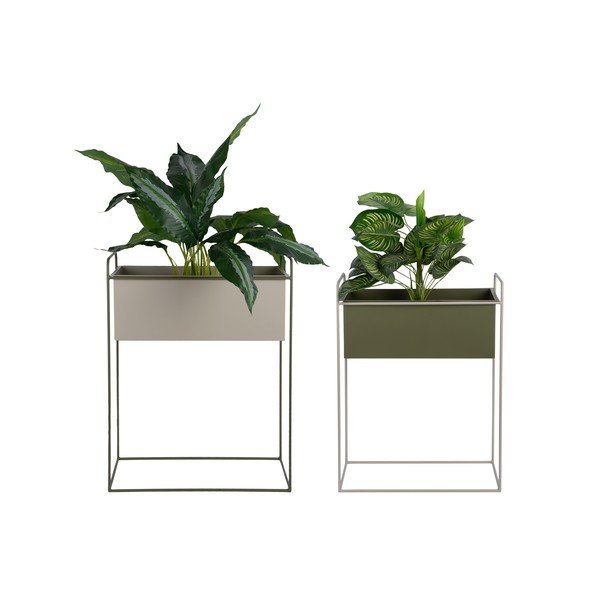 Iš metalo gėlių stovai 2 vnt. (aukštis 65 cm) Reina – PT LIVING-image-2