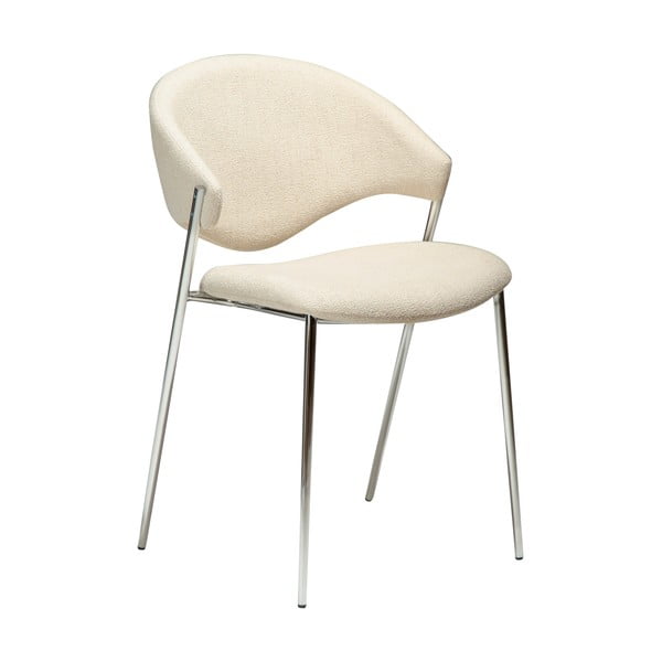 Kreminės spalvos iš audinio valgomojo kėdė Zone – DAN-FORM Denmark