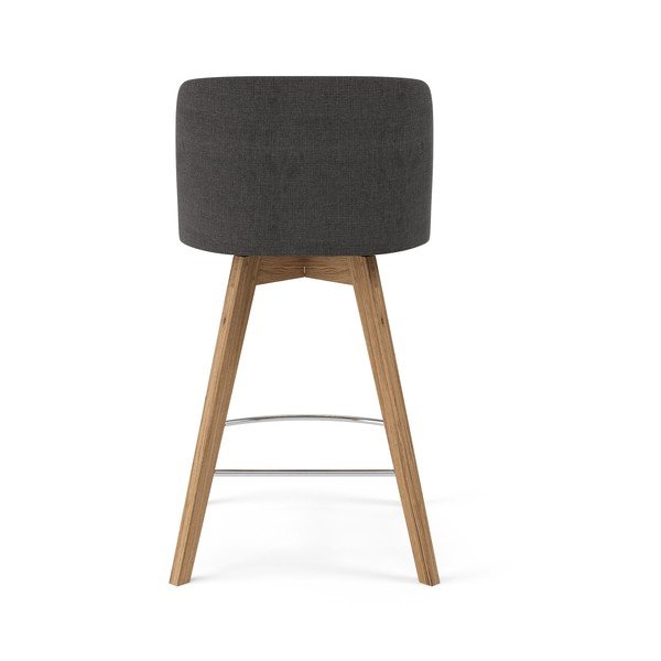 2 pilkų baro kėdžių rinkinys "Tenzo Tom", aukštis 89 cm-image-3