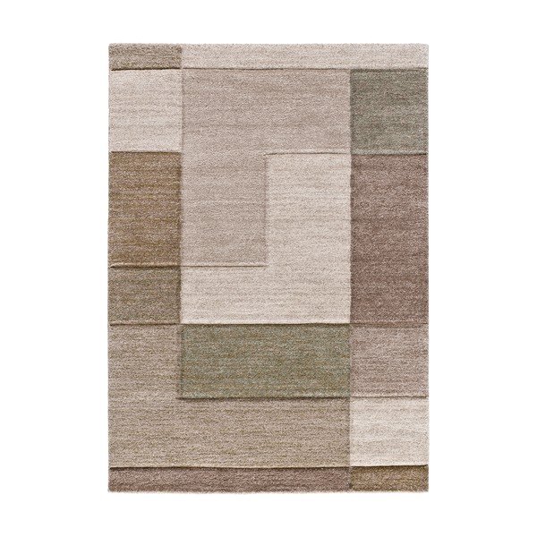 Khaki spalvos/smėlio spalvos kilimas 160x235 cm Teva – Universal