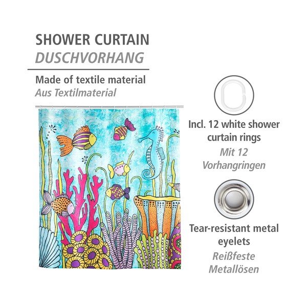 Dušo užuolaida 180x200 cm Rollin'Art Ocean Life - Wenko-image-4