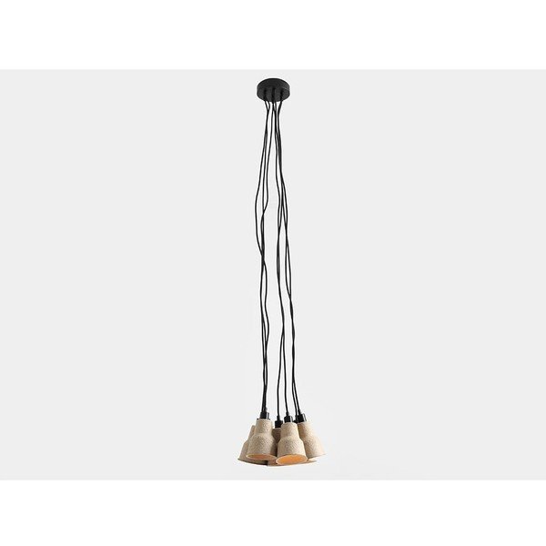 Kabantis šviestuvas smėlio spalvos ø 32 cm Celulo – CustomForm
