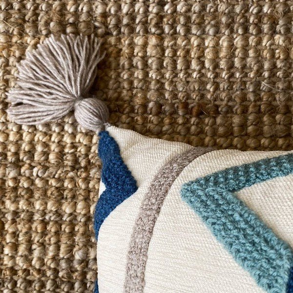 Pagalvės užvalkalas su linu Joynodes Bethany Tassel, 43 x 43 cm-image-3