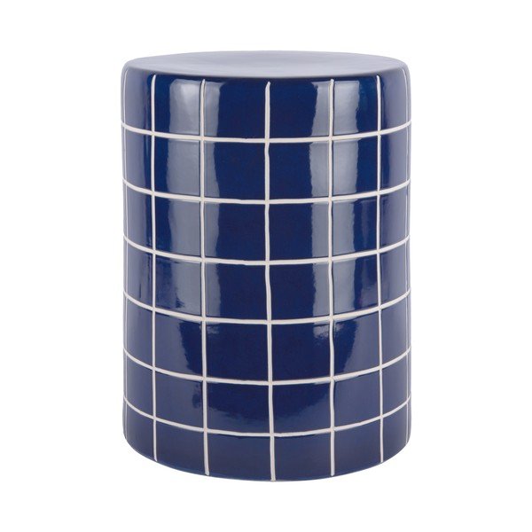 Iš keramikos apvalios formos šoninis stalas ø 33 cm Retro Tiles – Leitmotiv