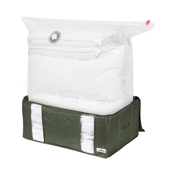 Vakuuminė iš tekstilės spintos daiktadėžė 65x45x27 cm Ecologik – Compactor-image-4