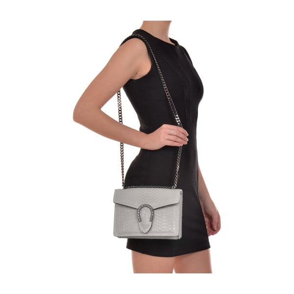 Smėlio spalvos odinė rankinė Renata Corsi Fiona-image-4