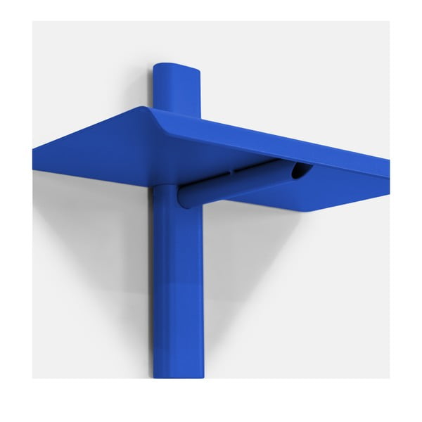 Mėlynos spalvos iš metalo sieninė lentyna 28 cm Hola – Spinder Design-image-3
