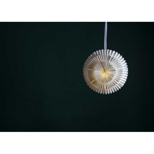 Balta kalėdinė šviečianti dekoracija ø 50 cm Frost - Star Trading-image-4