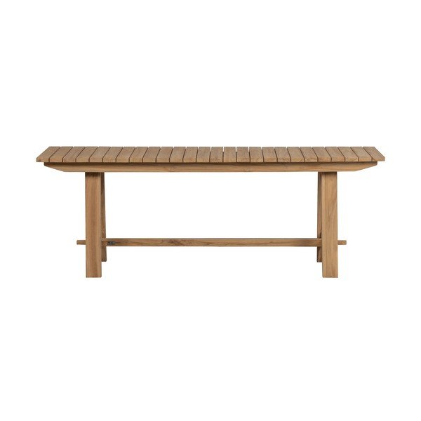 Lauko valgomojo stalas iš tikmedžio medienos WOOOOD Morten, 220 x 75 cm-image-2