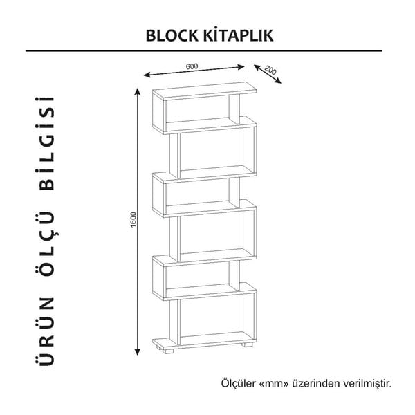 Baltai ruda knygų lentyna-image-2