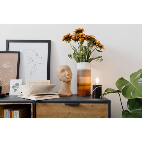 Smėlio rudos spalvos akmens masės vaza Premier Housewares Sorrell, 30 cm aukščio-image-1