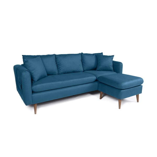 Sofa mėlynos spalvos 215 cm Sofia – Balcab Home-image-2