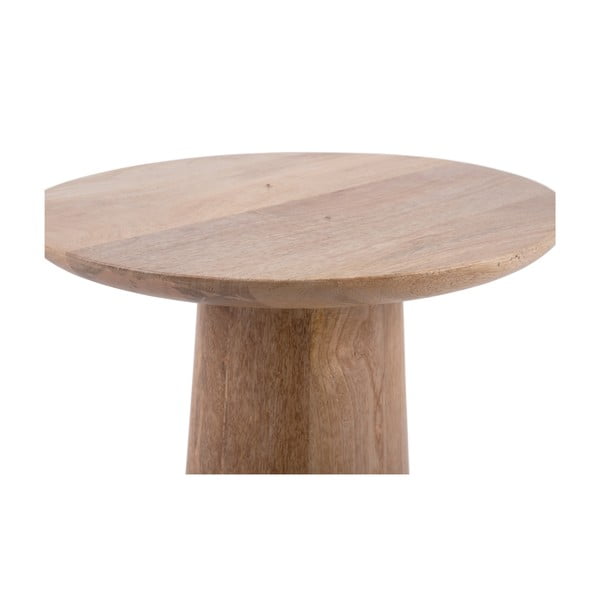 Iš mango masyvo apvalios formos šoninis stalas ø 35,5 cm  Force  – Leitmotiv-image-4