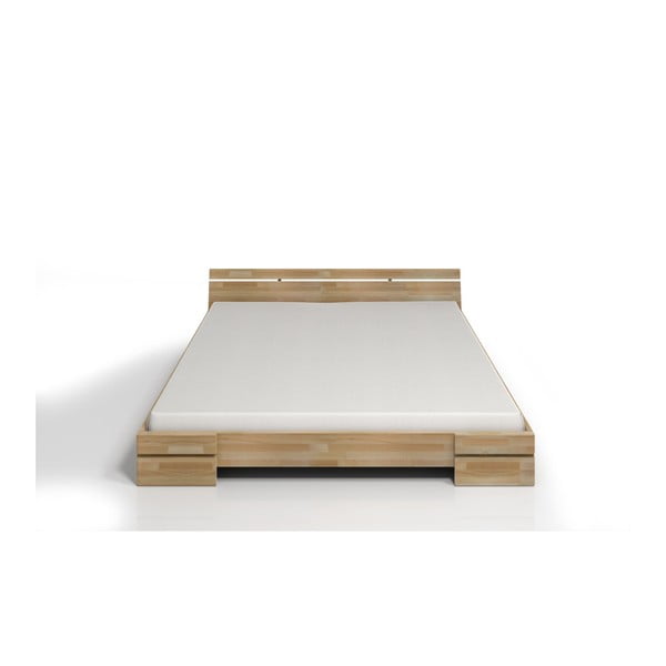 Dvigulė lova iš buko medienos SKANDICA Sparta, 180 x 200 cm-image-1