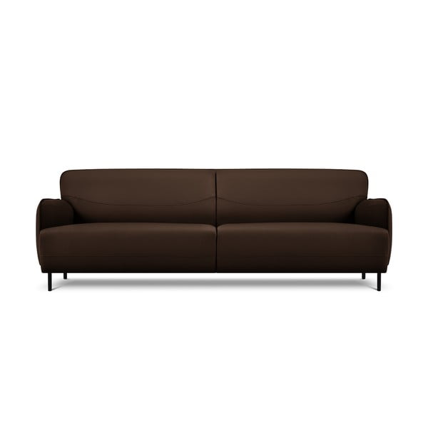 Ruda odinė sofa Windsor & Co Sofas Neso, 235 x 90 cm