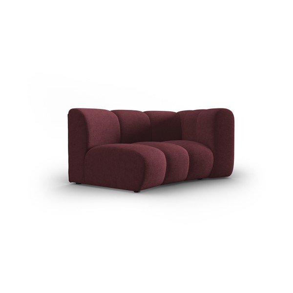 Modulinė sofa bordo spalvos (su dešiniuoju kampu) Lupine – Micadoni Home-image-2