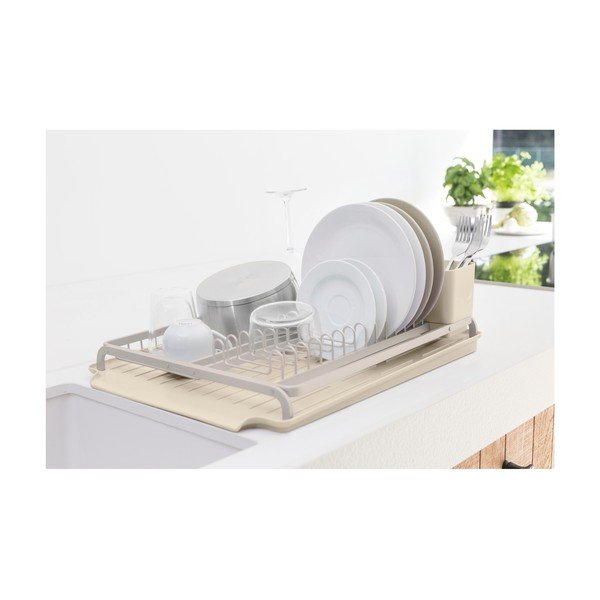 Smėlio spalvos iš metalo kiaurasamtis 49x38,5 cm – Brabantia-image-1