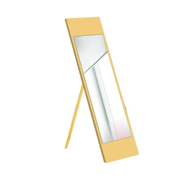 Stovintis veidrodis su geltonu rėmu Oyo Concept, 35 x 140 cm