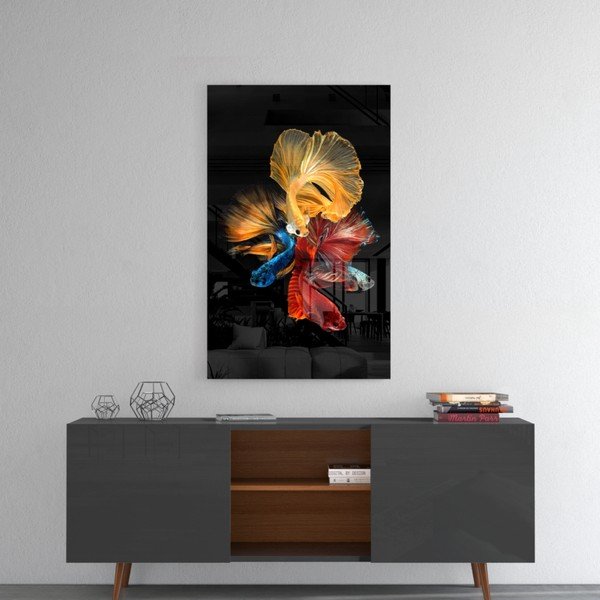 Paveikslas ant stiklo Insigne Betta II.-image-1