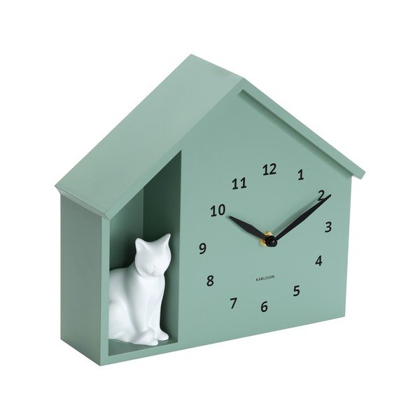 Sieninis laikrodis Sitting Cat – Karlsson-image-1