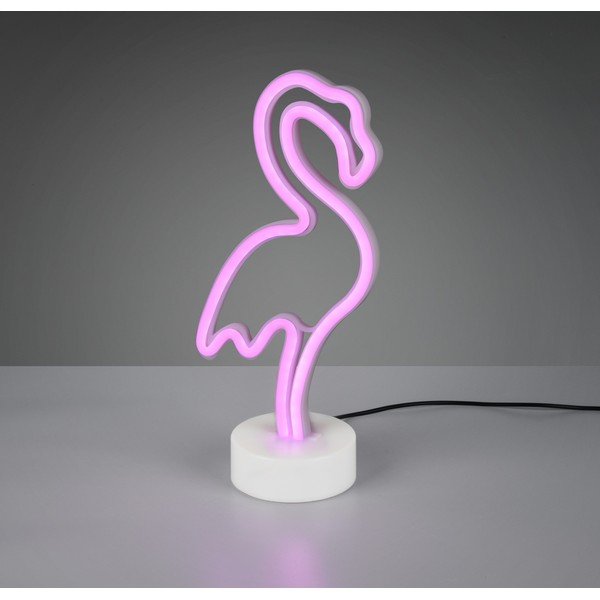 Baltas LED stalinis šviestuvas (aukštis 29 cm) Flamingo - Reality-image-1