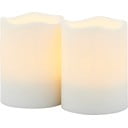 Baltos lauko šviečiančios dekoracijos, 2 vnt. Storm Mini - Sirius