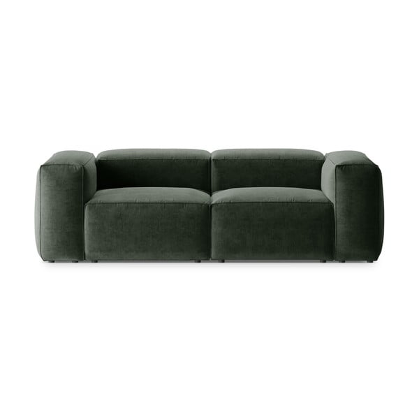 Žalios spalvos sofa 224 cm Bergamo – Cosmopolitan Design