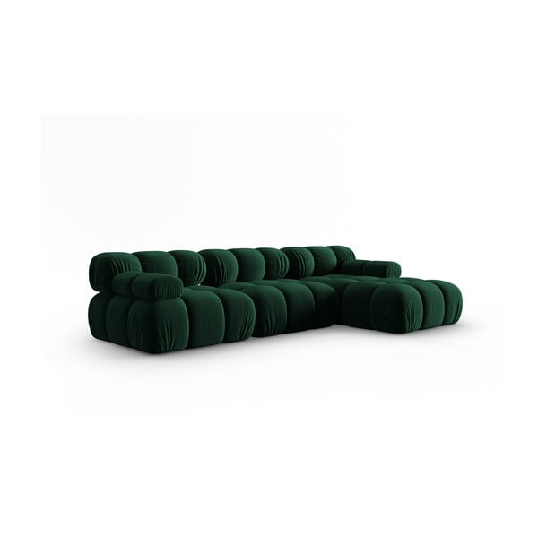 Sofa žalios spalvos iš velveto 285 cm Bellis – Micadoni Home-image-3