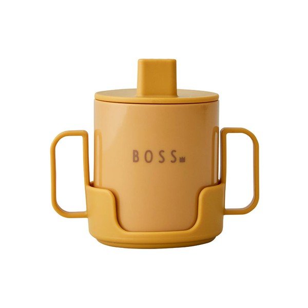 Geltonas vaikiškas puodelis Design Letters Mini Boss-image-2
