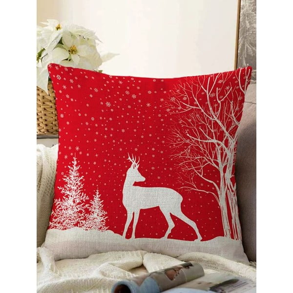 Dekoratyvinis pagalvės užvalkalas su Kalėdų motyvu 43x43 cm – Mila Home