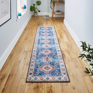 Mėlynas kilimas 225x60 cm Topaz - Think Rugs