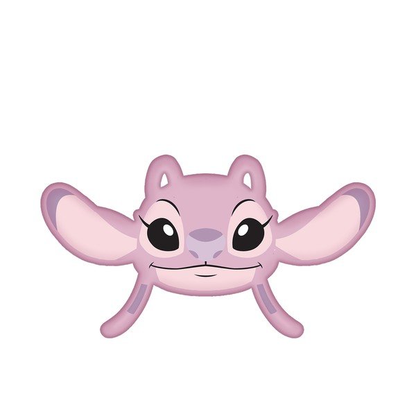 Fleece tipo vaikiška pagalvė 41x32 cm Lilo and Stitch "Angel Pink" – Jerry Fabrics-image-3