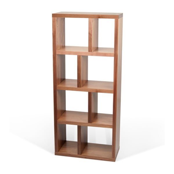 Knygų spinta  rudos spalvos iš riešutmedžio 70x159 cm Berlin – TemaHome-image-2