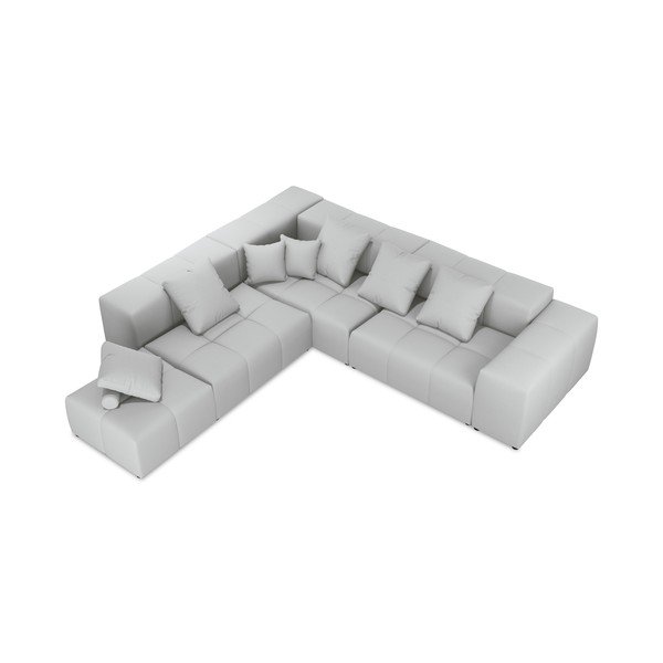 Pilka kampinė sofa (kintama) Rome - Cosmopolitan Design-image-2