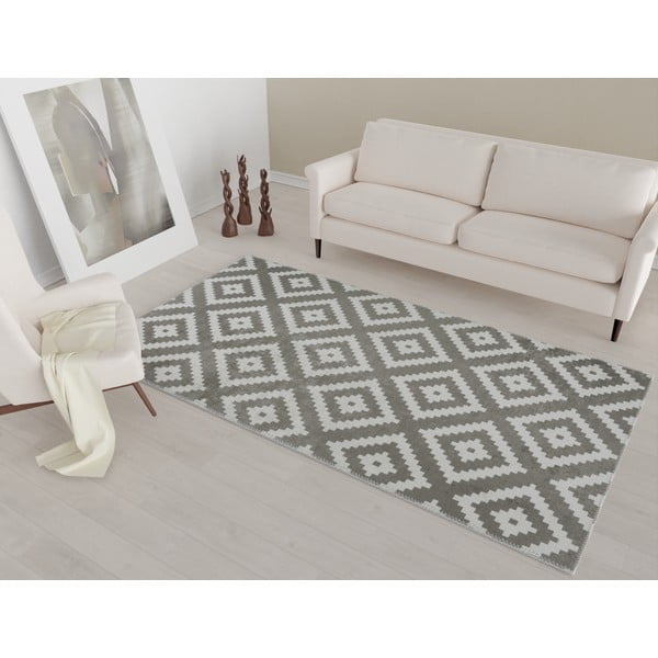 Šviesiai rudos ir kreminės spalvos plaunamas kilimas 230x160 cm - Vitaus-image-1