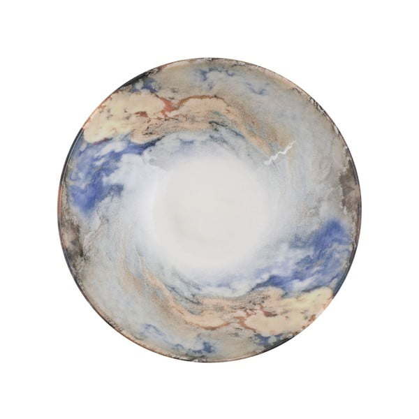 24 dalių abstrakčių porcelianinių indų rinkinys Güral Porselen-image-1