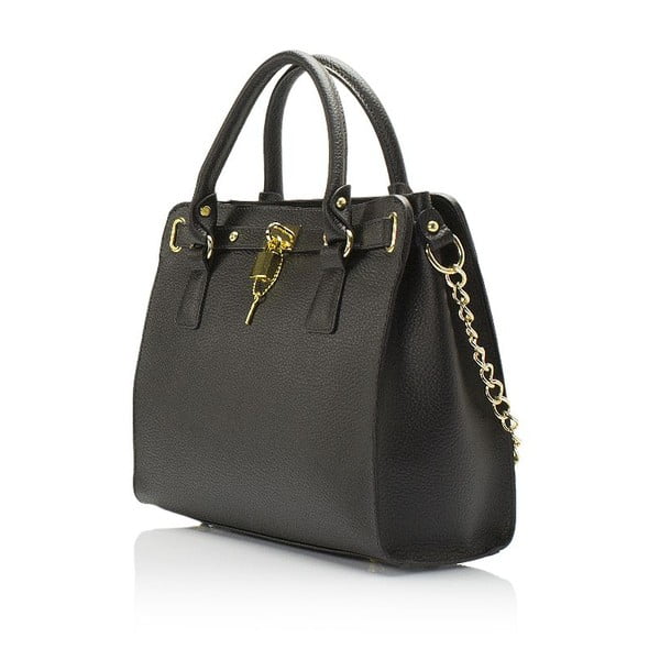 Juoda odinė rankinė Giulia Massari Clementine-image-1