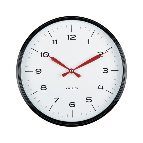 Sieninis laikrodis ø 30 cm Modern Factory – Karlsson