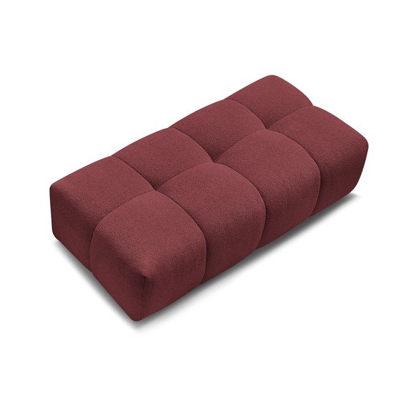 Bordo spalvos iš šenilinio audinio taburetė Everest – Bobochic Paris-image-4