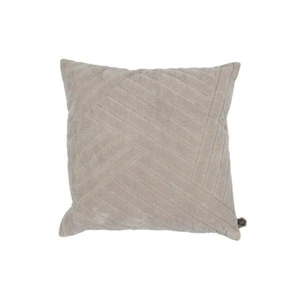 BePureHome Velvet Nougat smėlio spalvos dekoratyvinė pagalvėlė, 50 x 50 cm