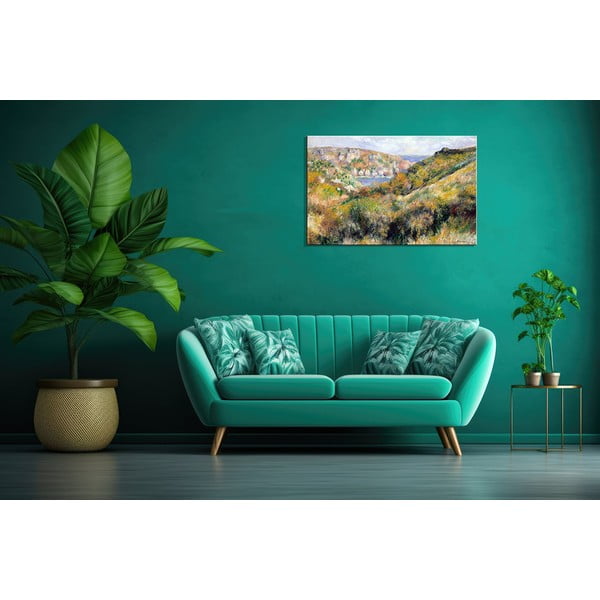 Auguste Renoir reprodukcija Hills around the Bay of Moulin Huet, Guernsey, 60 x 40 cm-image-1