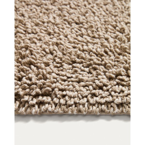 Smėlio spalvos iš tekstilės vonios kilimėlis 50x70 cm Aroia – Kave Home-image-2
