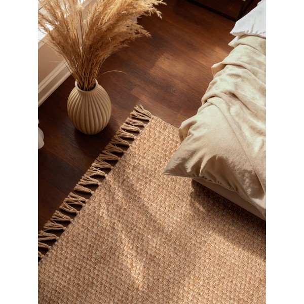 Rankų darbo natūralios spalvos iš džiuto kilimas 120x170 cm Fjord – Hanse Home-image-2