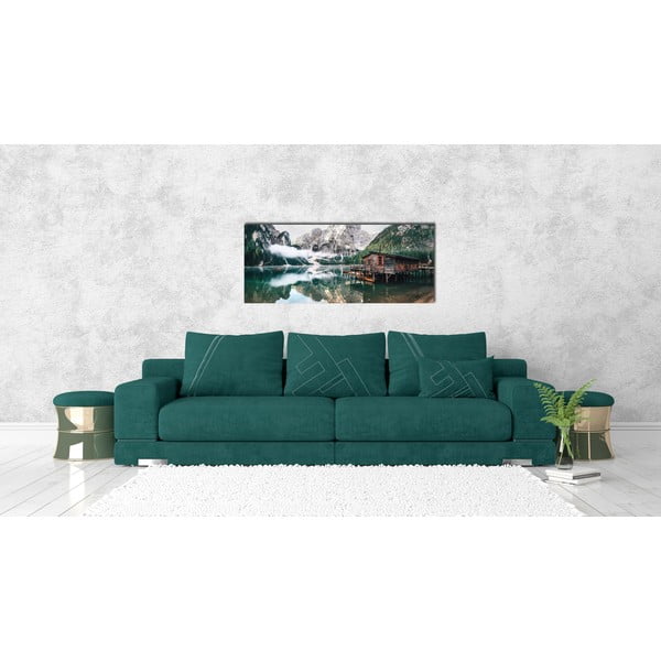 Stiklinis paveikslas Styler Tyrol Lake, 50 x 125 cm-image-1