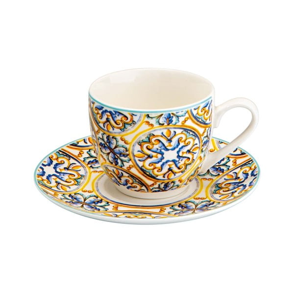 6 puodelių rinkinys su lėkštutėmis Brandani Medicea-image-4