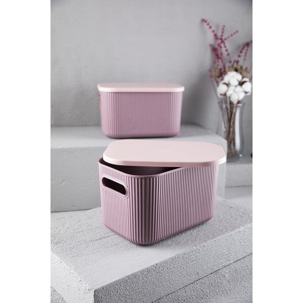 Plastikinė laikymo dėžė su dangčiu - Mioli Decor-image-2